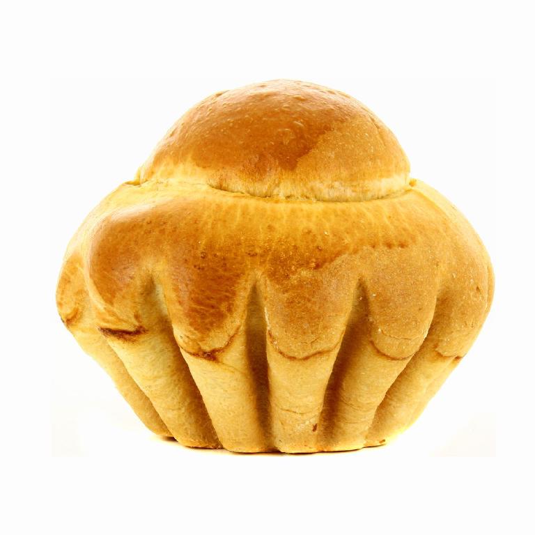 une brioche parisienne, avec son corps et sa tête