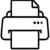 logo imprimante, bouton pour imprimer la page