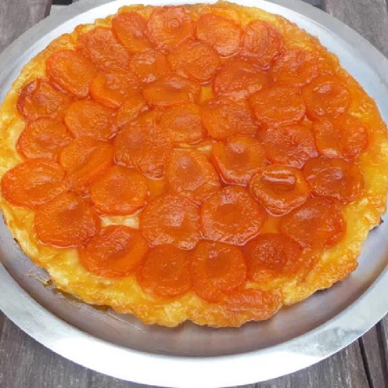 Une tarte sablée aux abricots